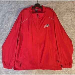 Buffalo Bills Full Zip Windbreaker Red Jacket Mens XXL 88183 North End Core365